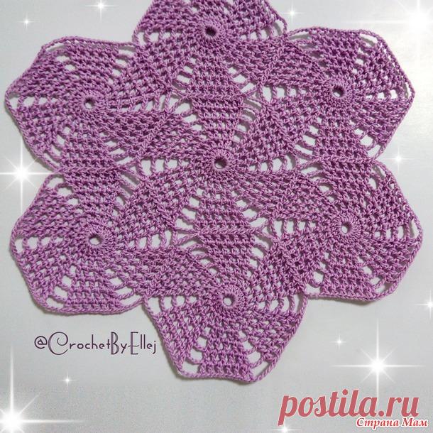 . Безотрывное вязание шестиугольных мотивов Флюгер. МК в ролике - Вязание - Страна Мам