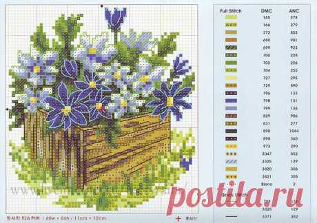 Вышивка, крестик, гладь, алмазная вышивка. Схемы