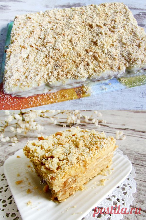 Торт из печенья с заварным кремом, рецепт с фото. Как приготовить быстрый торт из печенья с кремом?