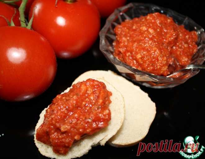 Баклажанно-перечный паштет с орехами – кулинарный рецепт