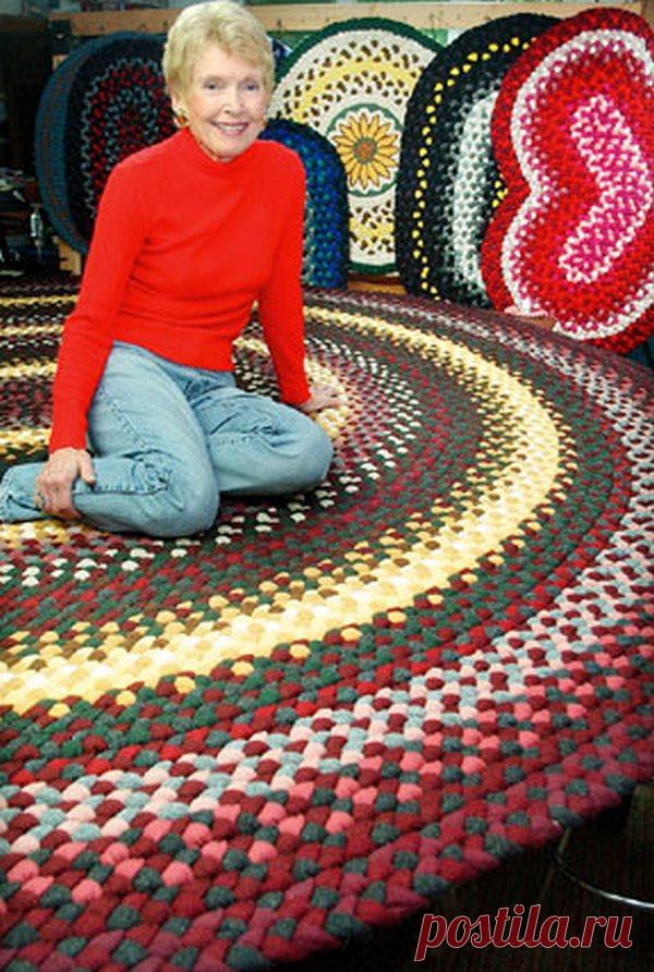 Коврики из кос Braided Rugs: теплый привет от канадских бабушек - Ярмарка Мастеров - ручная работа, handmade