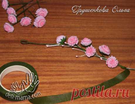 Веночек для волос из фоамирана.