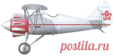 Биплан И-5 (1930 - 1934 гг.) - первый массовый советский истребитель