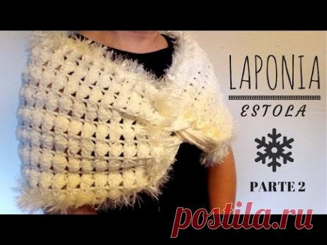 Estola "Laponia" (ganchillo / crochet) - Parte 2