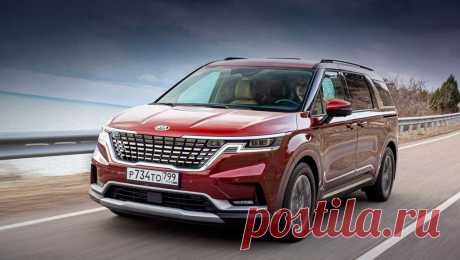 Кроссвэн Kia Carnival 2021: салон, моторы, оснащение