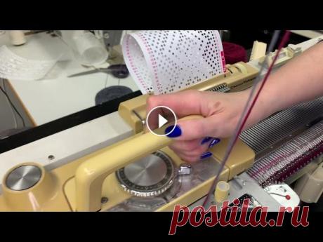 Вязание гольф на одноконтурной машине мк Вязание гольф на одноконтурной машине мк...