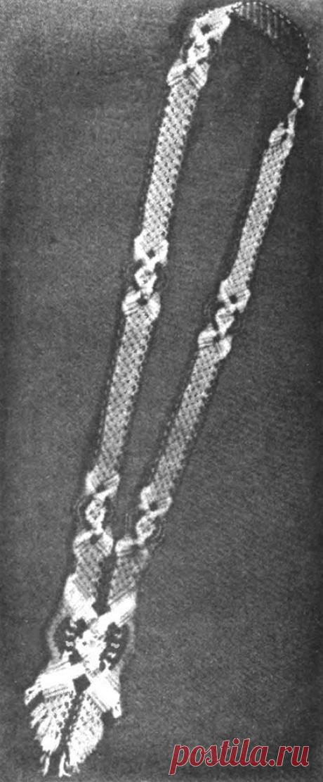 Кулон &quot;Русалка&quot; [1983 Соколовская М.М. - Макраме]