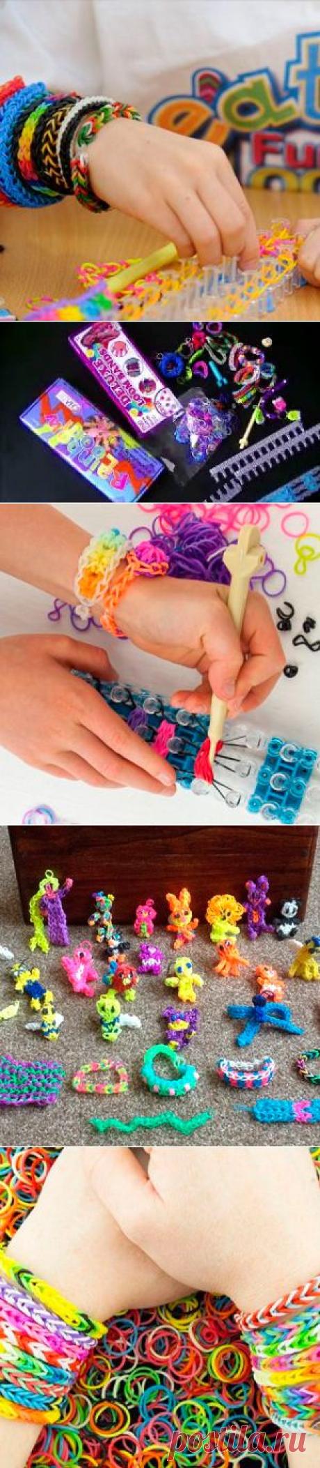Набор резинок для плетения «Loom Bands» (Rainbow Loom) купить в