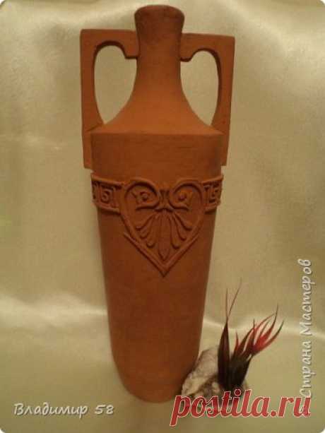 Амфора из бутылки.