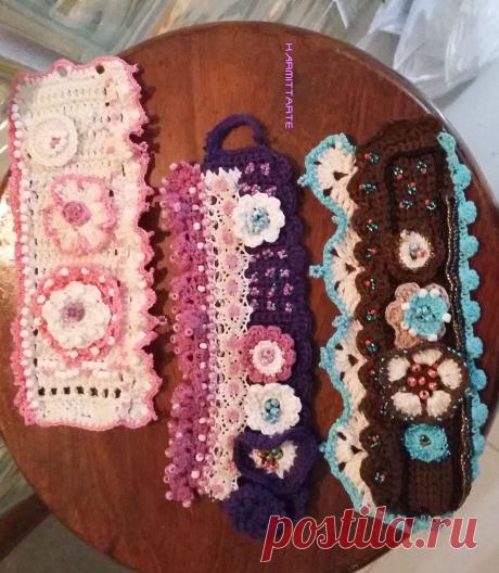 Pulseiras : crochet e misangas | KARMITTA ARTEIRA