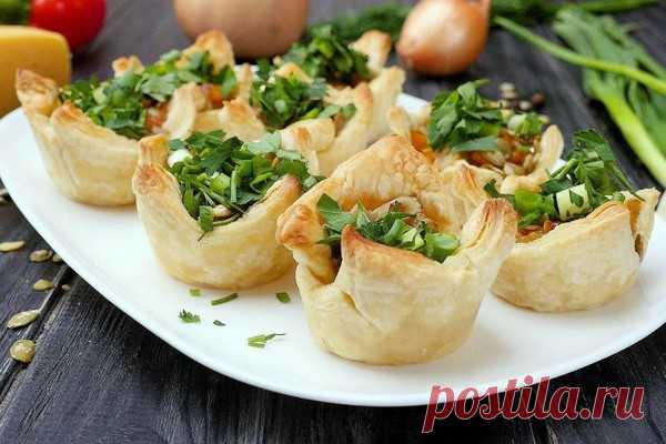 Тарталетки из слоеного теста: домашние рецепты с фото