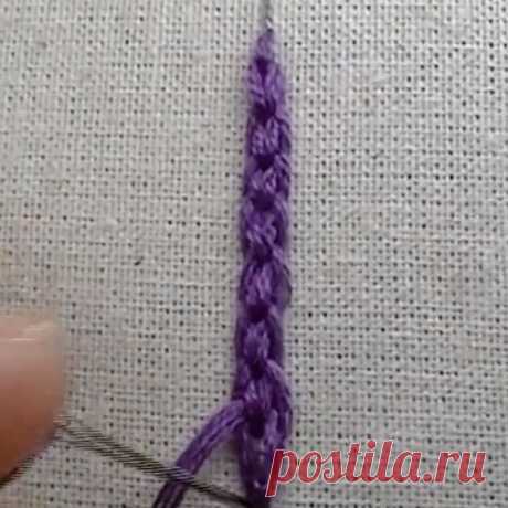#InspírateEnCasa e intenta esta puntada de bordado a mano. Es fácil y queda genial. :)