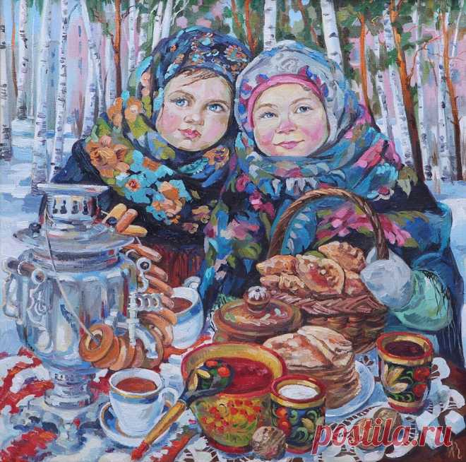 Масленица в живописи