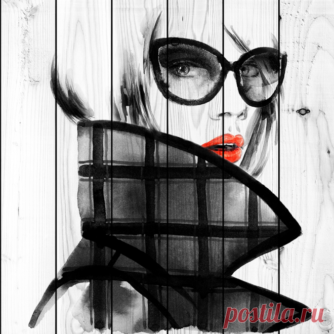 Картина "Модница" по цене от 3500 руб. Размеры: 40x40 см, 60x60 см, 90x90 см, 120x120 см, 150x150 см, 180x180 см. Срок изготовления: 2-3 дня.