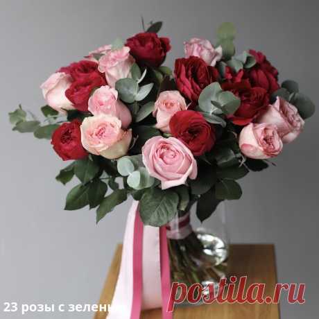 Букет из пионовидных роз в вазе - заказать доставку цветов в Москве от Leto Flowers