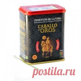 Кулинарный интернет - магазин "Соль - Фасоль" /Паприка копченая пикантная El Caballo de Oros/