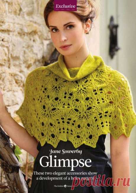 Ажурная пелерина из The Knitter!