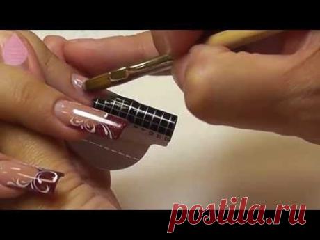 Наращивание ногтей на формах, ч. 1