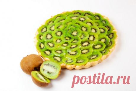 Творожная запеканка с киви и бананом