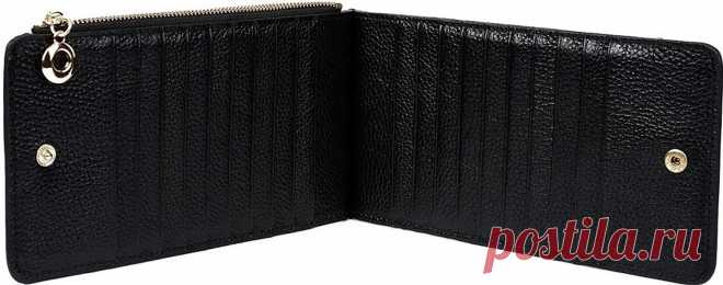BIG SALE-40% OFF-YALUXE Women's Genuine Leather Multi Card Organizer Wallet with Zipper Pocket Black at Amazon Women’s Clothing store: