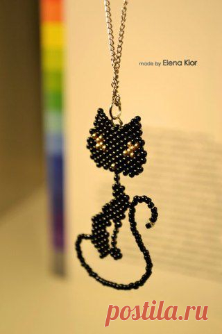 Кошка из бисера