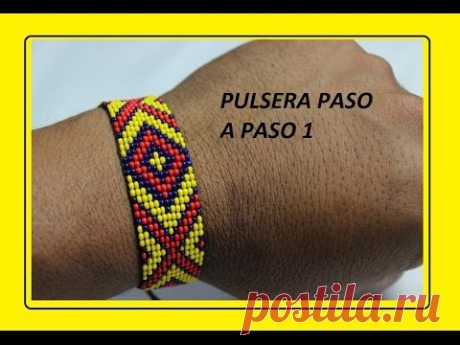 DIY Tutorial pulsera kumihimo cuadrado con cierre ajustable. bracelet kumihimo square.
