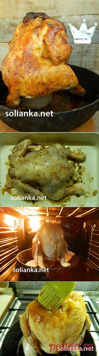 Курица  с золотистой корочкой