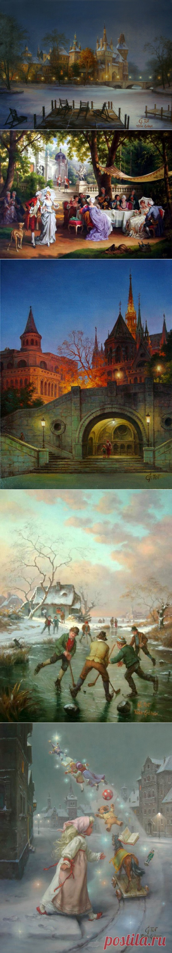 ЖАНРОВЫЕ КАРТИНЫ GABOR TOTH