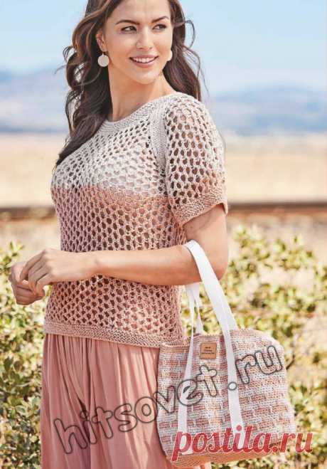 Сетчатый топ и сумка - Хитсовет