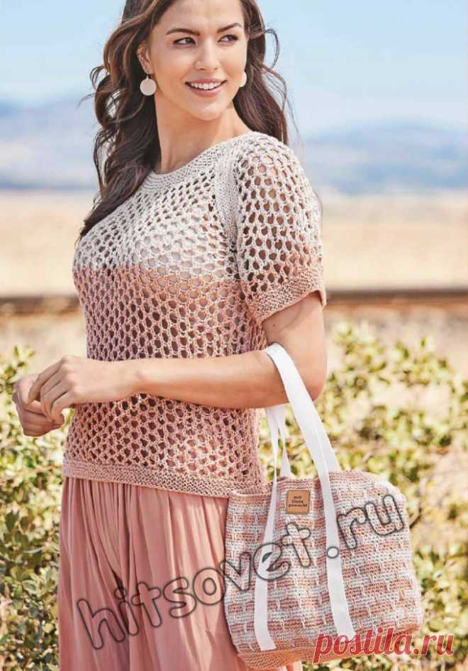 Сетчатый топ и сумка - Хитсовет