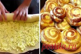 Завитушки с творогом