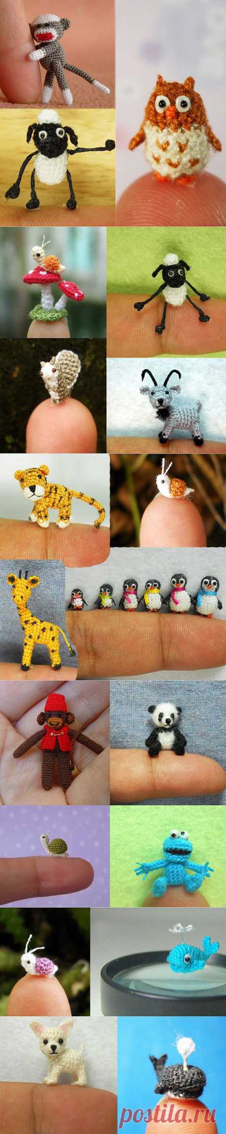 Микровязание: игрушки амигуруми крючком