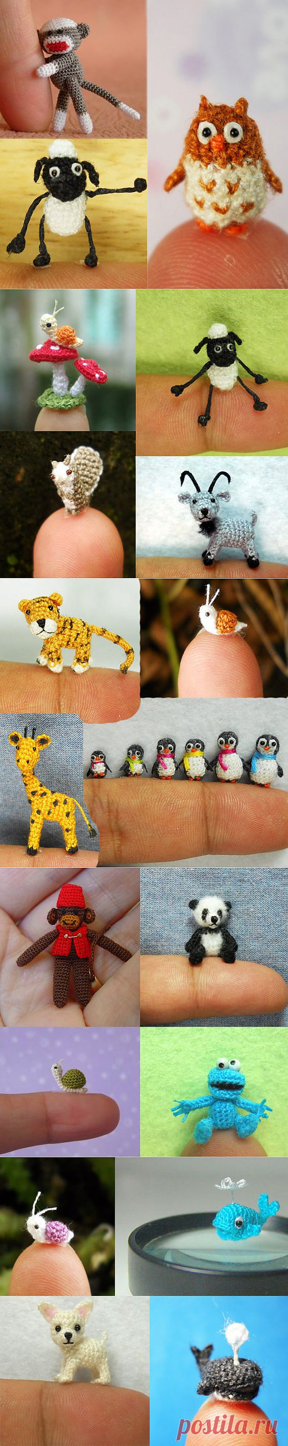 Микровязание: игрушки амигуруми крючком