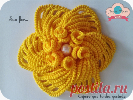 Цветок Amarilis. Подробнейший МК | Клубок