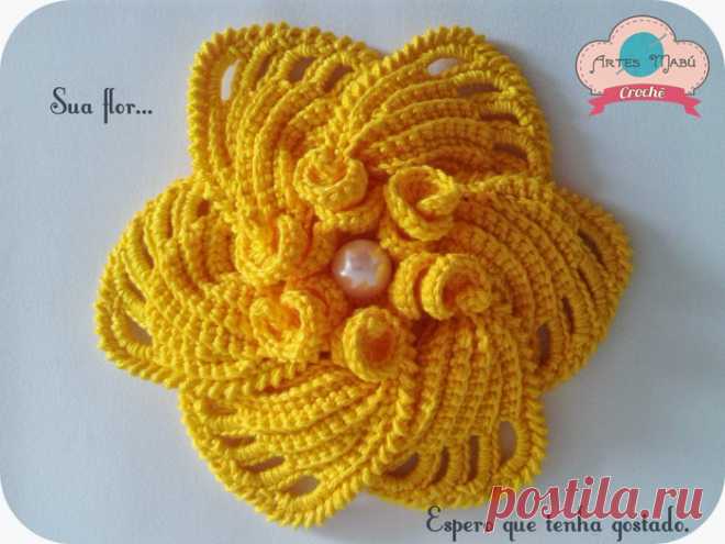 Цветок Amarilis. Подробнейший МК | Клубок