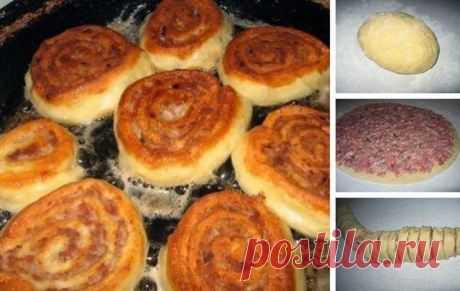 ШАНЕЖКИ С МЯСОМ!