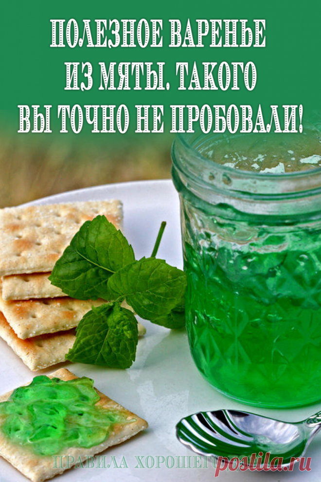 Рецепт варенья из мяты - Стильные советы