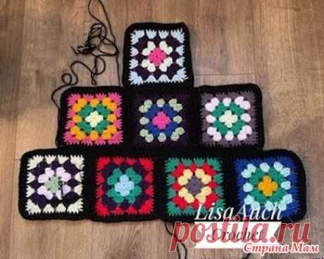 Изделия с мотивом "бабушкин квадрат" - 11 - Все в ажуре... (вязание крючком) - Страна Мам