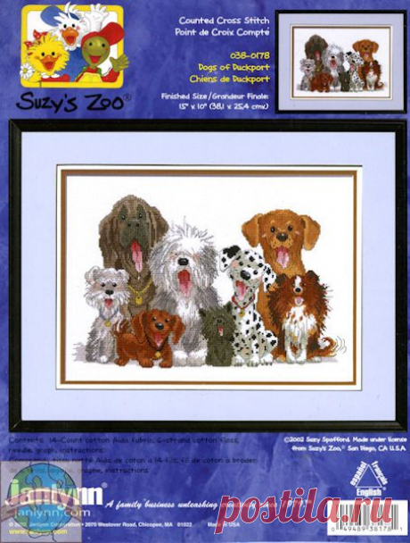 Janlynn - 038-0178 - Dogs Of Duckport
Дизайнер Suzy's Zoo.
схема из 2 частей, ключ, картинка - формат jpg, gif