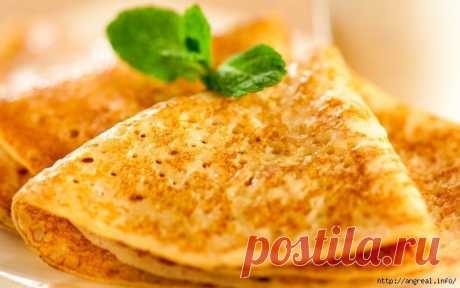 6 рецептов вкусных блинчиков.
