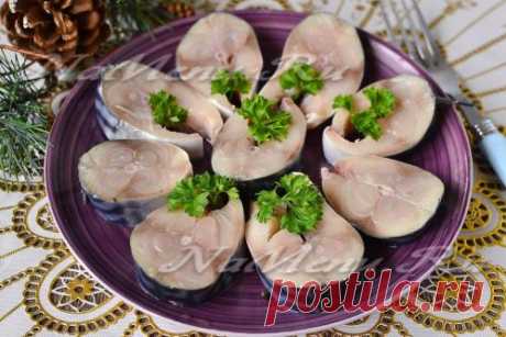 Скумбрия соленая в домашних условиях, очень вкусная