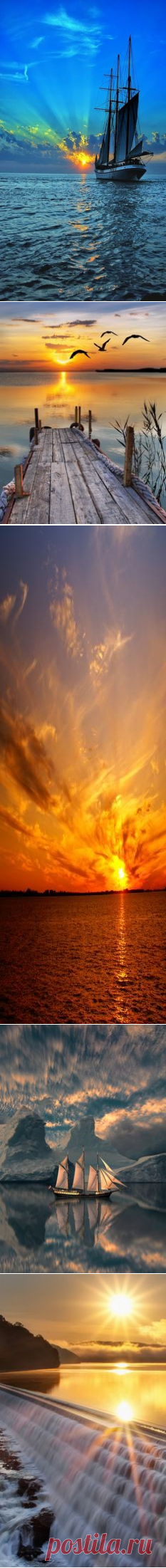 sailing into the sunset | Art | Мореплавание