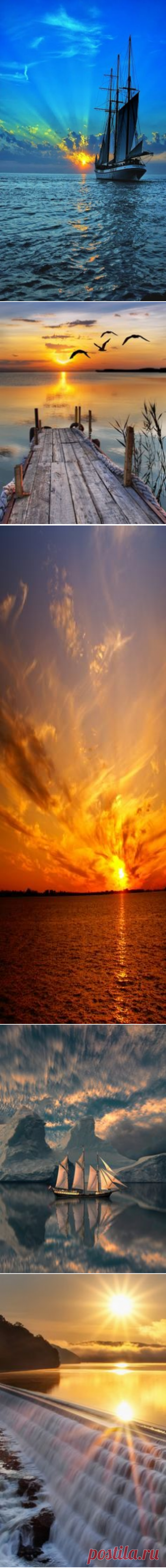 sailing into the sunset | Art | Мореплавание