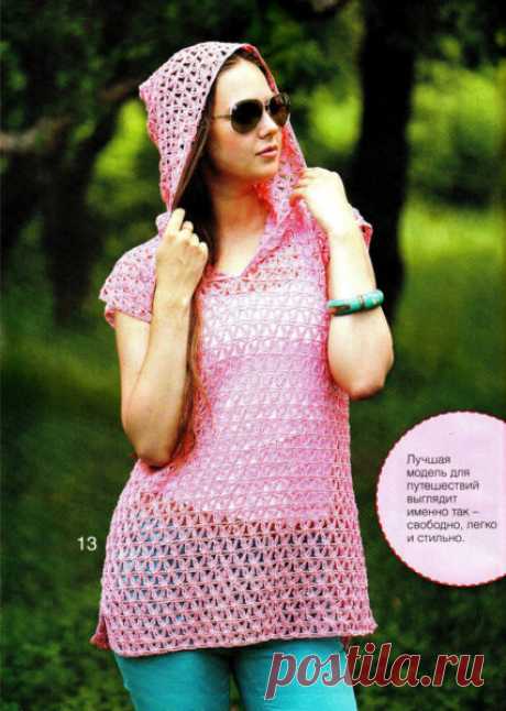 Crochet tunic top | Free Crochet Patterns