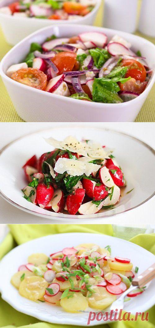 Радуемся первым плодам тепла: овощные салаты с редиской / Простые рецепты