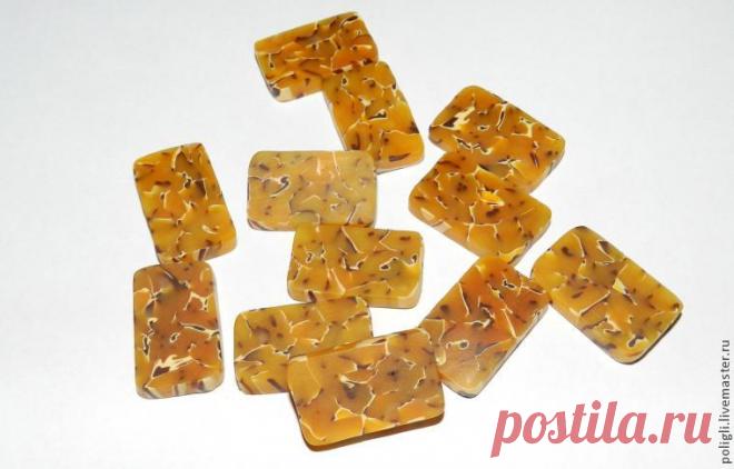 Делаем браслет из полупрозрачной пластики (имитация янтаря) – Ярмарка Мастеров