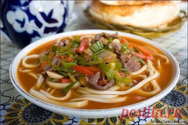 Вкусный Лагман! Блюдо очень вкусное и сытное