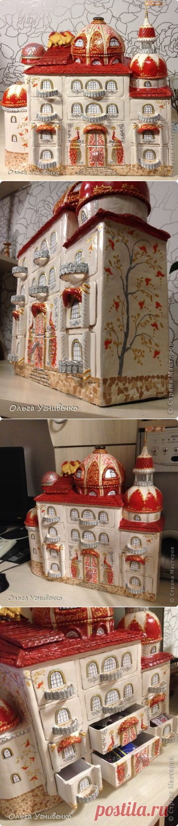 ДВОРЕЦ ДЛЯ РУКОДЕЛИЯ. МК ОЛЬГИ УГНИВЕНКО - Nebka.Ru