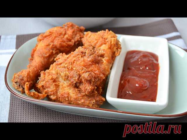 Homemade KFC Fried Chicken - How to Make Crispy Spicy Fried Chicken Recipe Learn how to make KFC style fried chicken at home. This homemade recipe is not the original from Kentucky Fried Chicken, so the flavor is not exactly like the original.

▼ INGREDIENTS LIST:

- 1 kg (35 oz) of chicken pieces (wings, thighs and/or drumstick