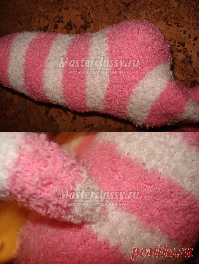 Игрушки из носков. Обезьянка – невеста. Часть І. Мастер класс с пошаговыми фото.